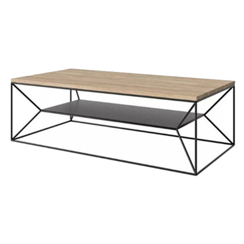 15.75 "W TV Style Industrial Style Open Storage TV Console