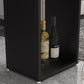 Stone Top Industrial Cocktail Bar Table with Storage Rectangle Counter Table Clearhalo 'Bar Furniture' 'Bar Tables' 'bar_tables' 'furn' 'furn_bar_tables' 'Furniture' 'Kitchen & Dining Furniture' 5407059