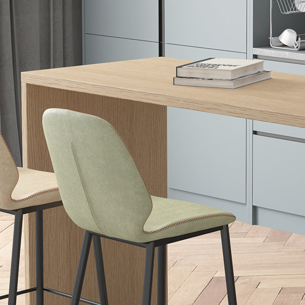 Sala de estar silla de mostrador industrial cubierta de fútbol purol de cuero de puro de cuero