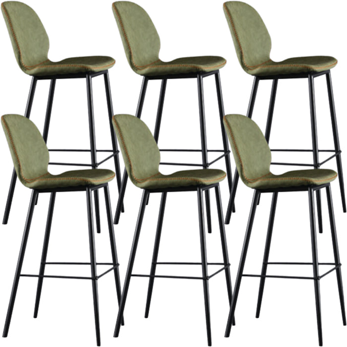 Sala de estar silla de mostrador industrial cubierta de fútbol purol de cuero de puro de cuero