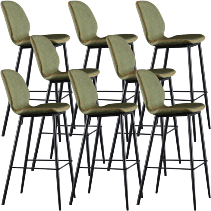 Sala de estar silla de mostrador industrial cubierta de fútbol purol de cuero de puro de cuero