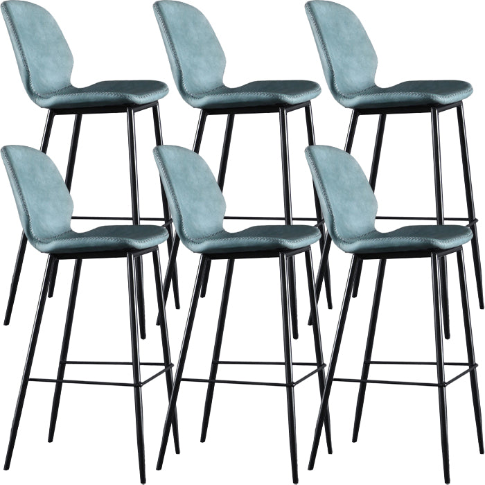 Sala de estar silla de mostrador industrial cubierta de fútbol purol de cuero de puro de cuero