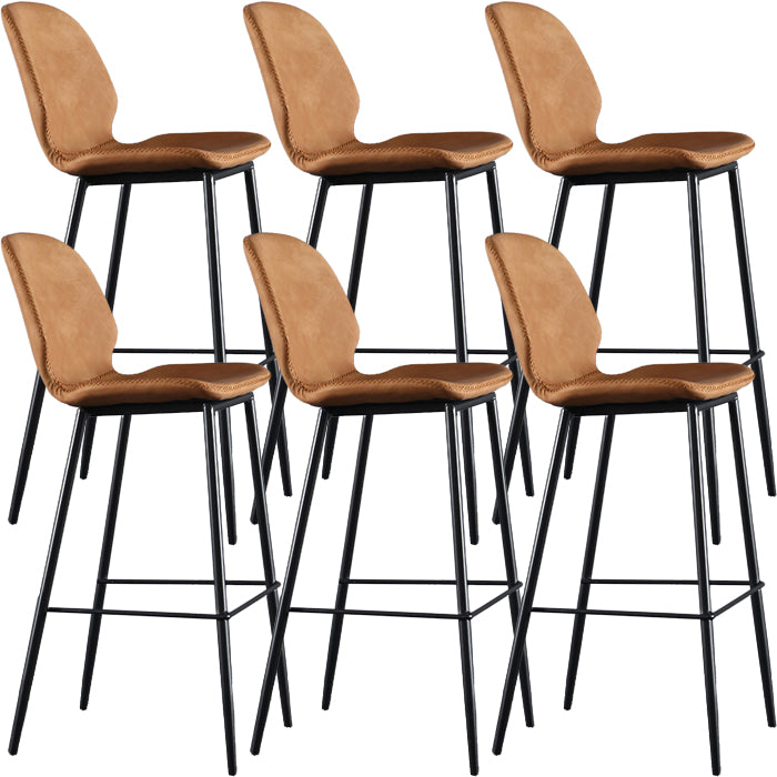 Sala de estar silla de mostrador industrial cubierta de fútbol purol de cuero de puro de cuero