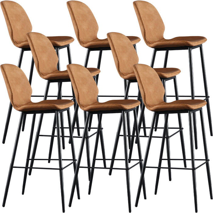 Sala de estar silla de mostrador industrial cubierta de fútbol purol de cuero de puro de cuero