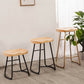 Modern Backless Armless Counter Stool Iron Cafe Bar Stool with Seat and Pedal Clearhalo 'Bar Furniture' 'Bar Stools' 'bar_stools' 'furn' 'furn_bar_stools' 'Furniture' 'Kitchen & Dining Furniture' 5407496