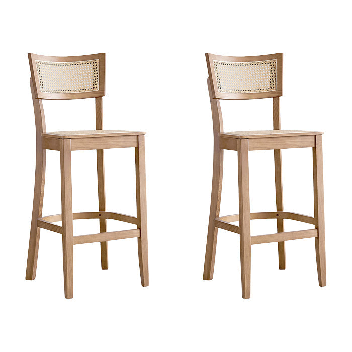 Moderne stijl Bar-Stool houten aanrechtbar kruk met houten benen voor thuis