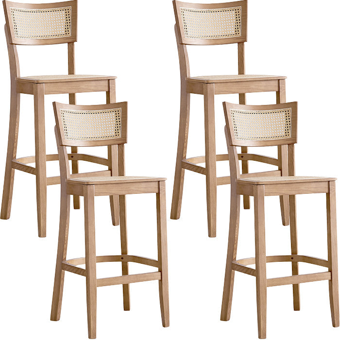 Moderne stijl Bar-Stool houten aanrechtbar kruk met houten benen voor thuis