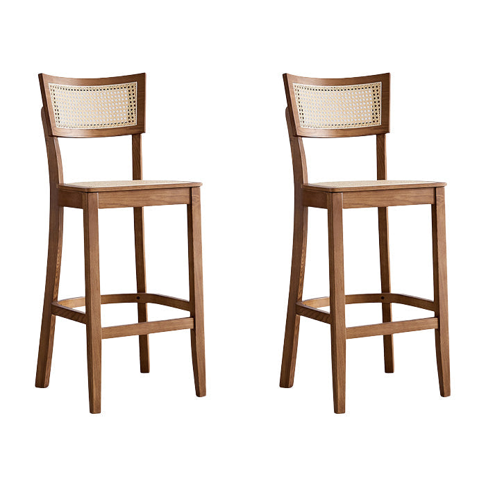 Moderne stijl Bar-Stool houten aanrechtbar kruk met houten benen voor thuis
