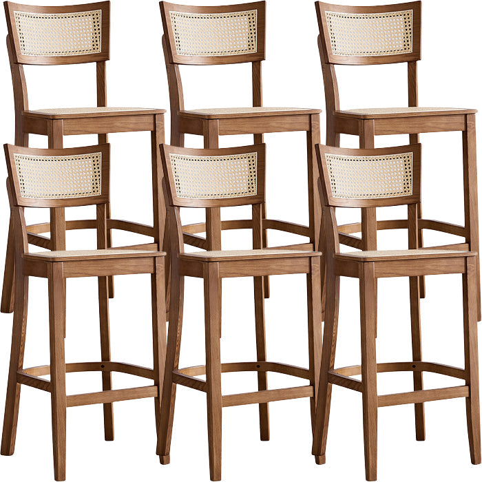 Moderne stijl Bar-Stool houten aanrechtbar kruk met houten benen voor thuis