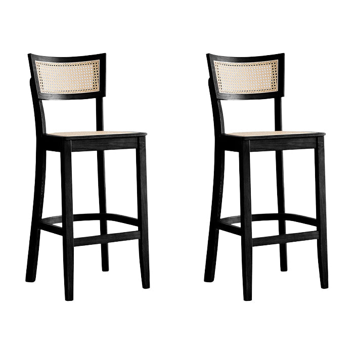 Moderne stijl Bar-Stool houten aanrechtbar kruk met houten benen voor thuis
