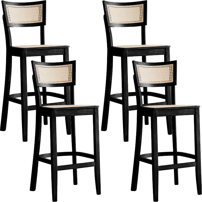 Moderne stijl Bar-Stool houten aanrechtbar kruk met houten benen voor thuis