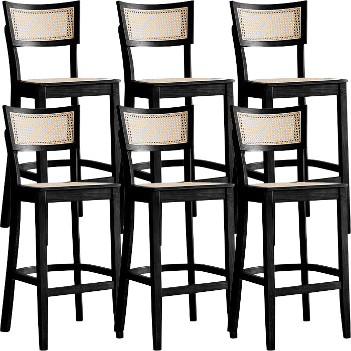 Moderne stijl Bar-Stool houten aanrechtbar kruk met houten benen voor thuis