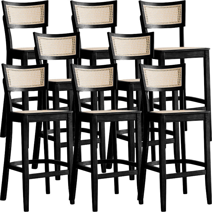 Moderne stijl Bar-Stool houten aanrechtbar kruk met houten benen voor thuis