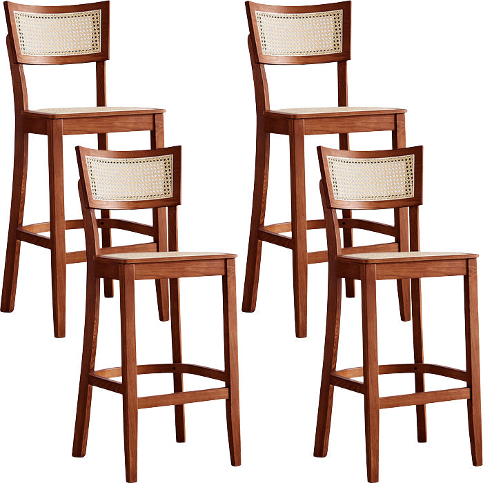 Moderne stijl Bar-Stool houten aanrechtbar kruk met houten benen voor thuis