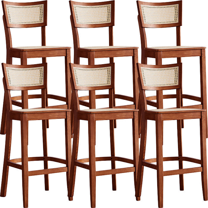 Moderne stijl Bar-Stool houten aanrechtbar kruk met houten benen voor thuis