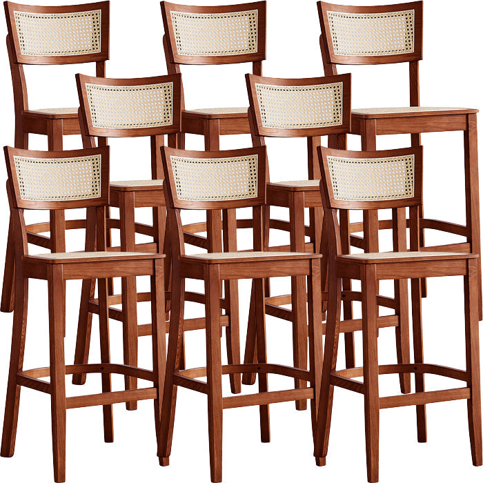 Moderne stijl Bar-Stool houten aanrechtbar kruk met houten benen voor thuis