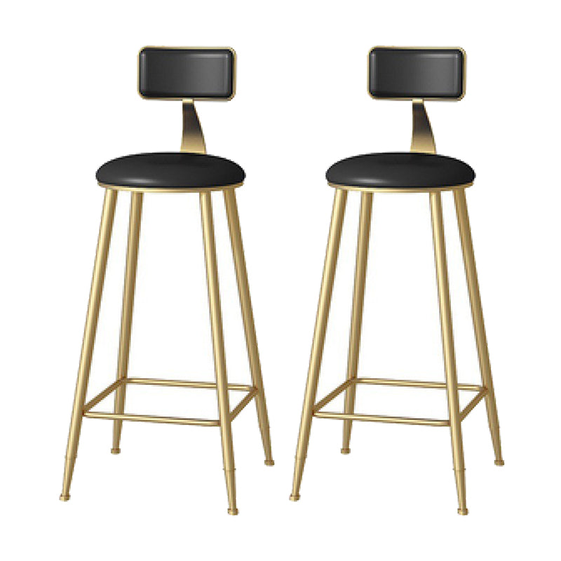 Glam 1/2/3/5 Pieces Artificial Marble Bar Table Set Fixed Table Counter Set Grey 30"H Stools (Set of 4) Clearhalo 'Bar Furniture' 'furn' 'furn_home_bar_bar_sets' 'Furniture' 'Home Bars & Bar Sets' 'home_bar_bar_sets' 'Kitchen & Dining Furniture' 5407688