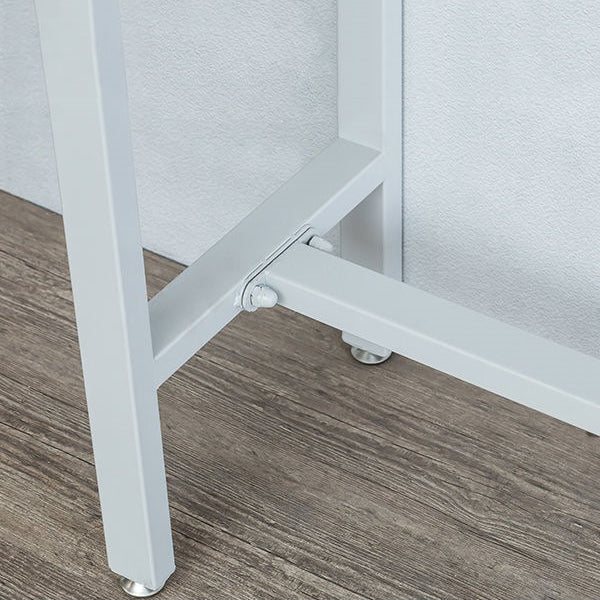 Tavolo da bar in legno massiccio di lussuoso set da barra da barra da 1/5 pezzi con sgabelli bianchi