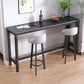 Ensemble de table de bar en bois 1/3/4/5 pièces, finition mate, ensemble de bar moderne