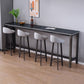 Ensemble de table de bar en bois 1/3/4/5 pièces, finition mate, ensemble de bar moderne