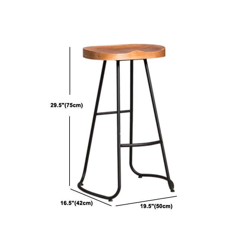 1/4/5/7 Pieces Industrial Iron Bar Table Set Rectangle Pine Wood Bistro Set with Footrest Clearhalo 'Bar Furniture' 'furn' 'furn_home_bar_bar_sets' 'Furniture' 'Home Bars & Bar Sets' 'home_bar_bar_sets' 'Kitchen & Dining Furniture' 5407783