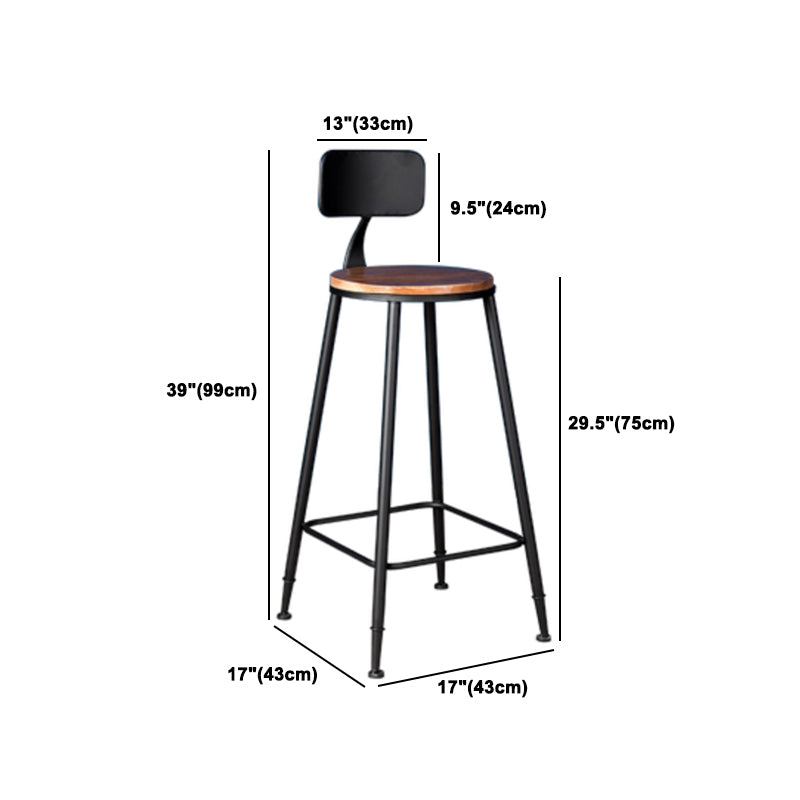1/4/5/7 Pieces Industrial Iron Bar Table Set Rectangle Pine Wood Bistro Set with Footrest Clearhalo 'Bar Furniture' 'furn' 'furn_home_bar_bar_sets' 'Furniture' 'Home Bars & Bar Sets' 'home_bar_bar_sets' 'Kitchen & Dining Furniture' 5407784