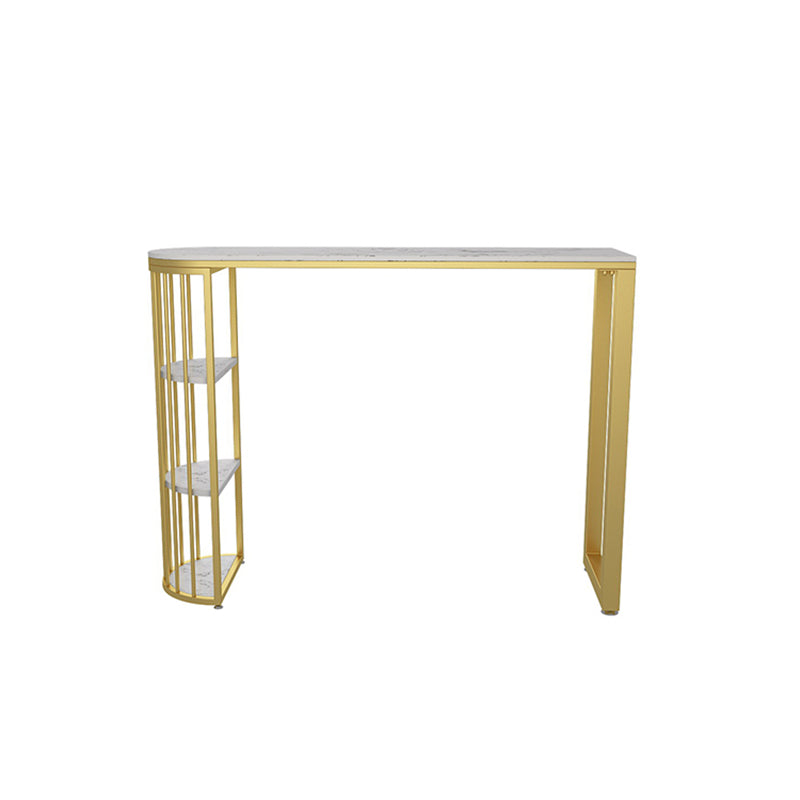 Tavolo da bar top in pietra set 1/2/3 pezzi contropiede glam di stoccaggio set per soggiorno