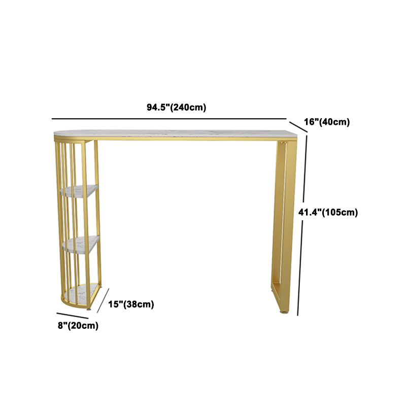Tavolo da bar top in pietra set 1/2/3 pezzi contropiede glam di stoccaggio set per soggiorno