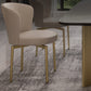 Set da tavolo rettangolare in pietra sinterizzata stile nordico glam Set da pranzo da 1/4/5/7 pezzi per la casa
