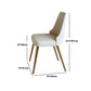 Scandinavian Round Dining Table Sets 1/4/5/7 Pieces Leather Dining Table and Chairs