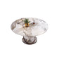 Nordic Glam Sintered Stone Round Table Set 1/4/5/7 Pieces Dining Set for Kitchen White 53"L x 53"W Clearhalo 'Dining Room Sets' 'Dining Tables & Seating' 'dining_room_set' 'furn' 'furn_dining_room_set' 'Furniture' 'Kitchen & Dining Furniture' 5407897