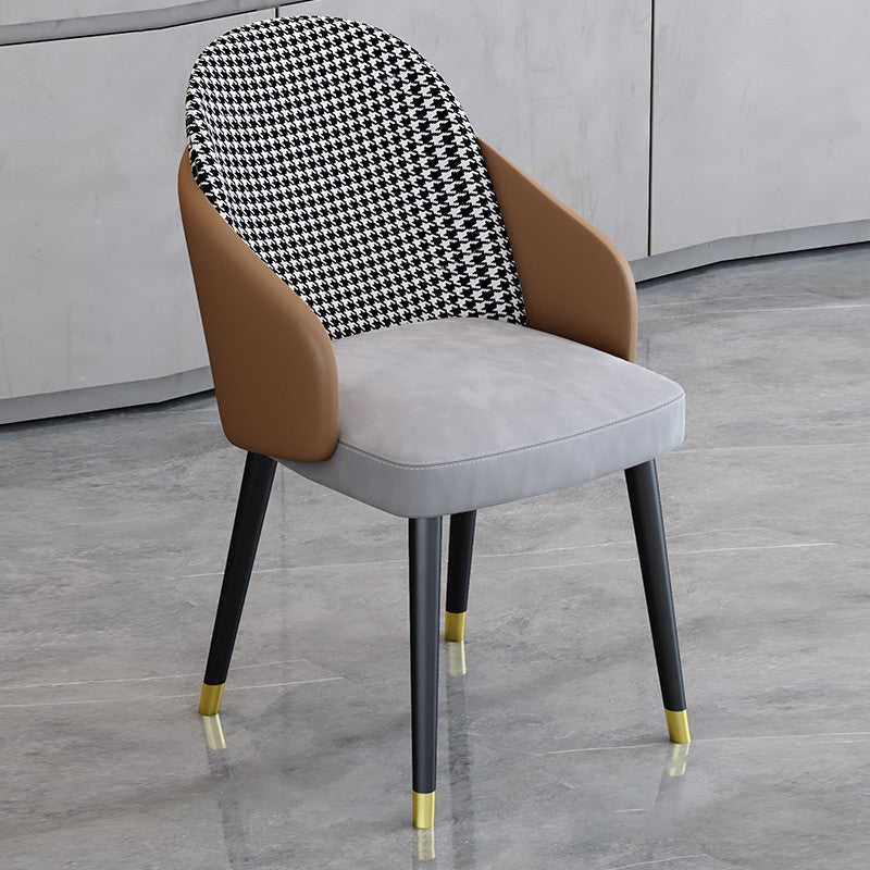 Nordic 1/5 Pieces Dining Set Rectangle Stone Dining Table for Dining Room Kitchen Clearhalo 'Dining Room Sets' 'Dining Tables & Seating' 'dining_room_set' 'furn' 'furn_dining_room_set' 'Furniture' 'Kitchen & Dining Furniture' 5407958
