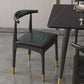 Modern Stone Top Dinette Set 1/2/4/5/7 Pieces Rectangle Dining Table Set in Black Clearhalo 'Dining Room Sets' 'Dining Tables & Seating' 'dining_room_set' 'furn' 'furn_dining_room_set' 'Furniture' 'Kitchen & Dining Furniture' 5408000
