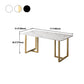 Nordic 1/5/7 Pieces Dining Set Rectangle Stone Dining Table for Dining Room Kitchen