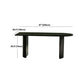 Simplicity Double Pedestal Dining Table Free Form Black Fixed Table with Wooden Top Clearhalo 'Dining Tables & Seating' 'Dining Tables' 'dining_table' 'furn' 'furn_dining_table' 'Furniture' 'Kitchen & Dining Furniture' 5408070