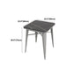 Metal Industrial Indoor Table Sintered Stone Top Table for Dining Room
