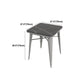 Metal Industrial Indoor Table Sintered Stone Top Table for Dining Room