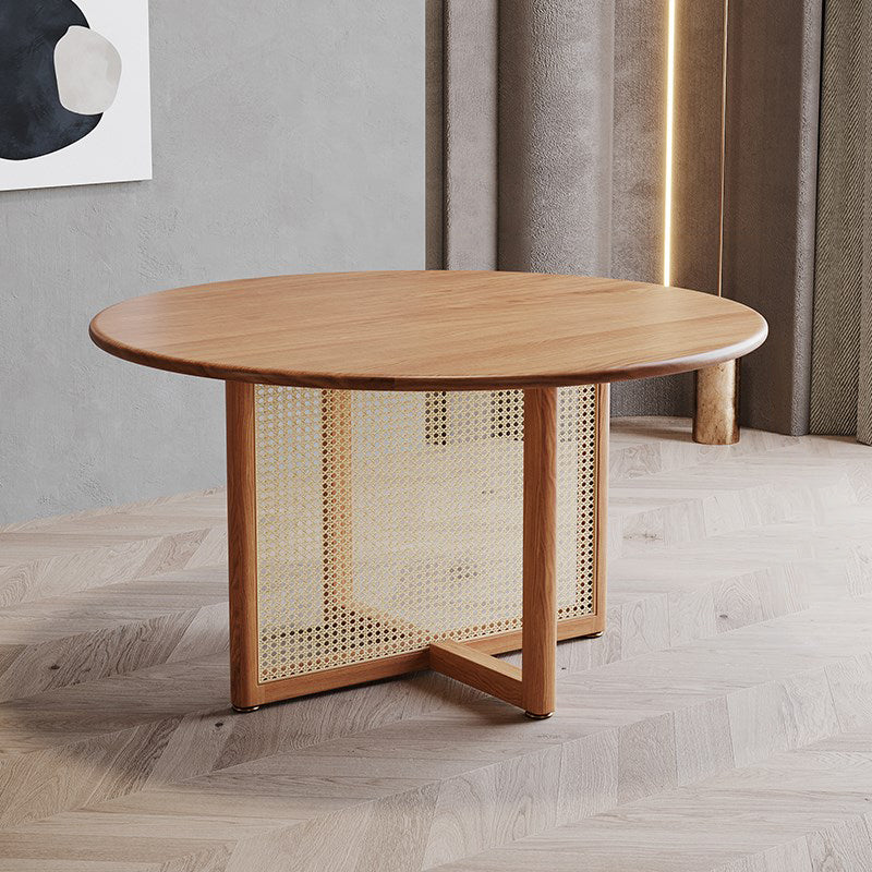 Contemporary Style Dining Table Solid Wood Dinette Table for Home and Kitchen Without Chairs Clearhalo 'Dining Tables & Seating' 'Dining Tables' 'dining_table' 'furn' 'furn_dining_table' 'Furniture' 'Kitchen & Dining Furniture' 5408258