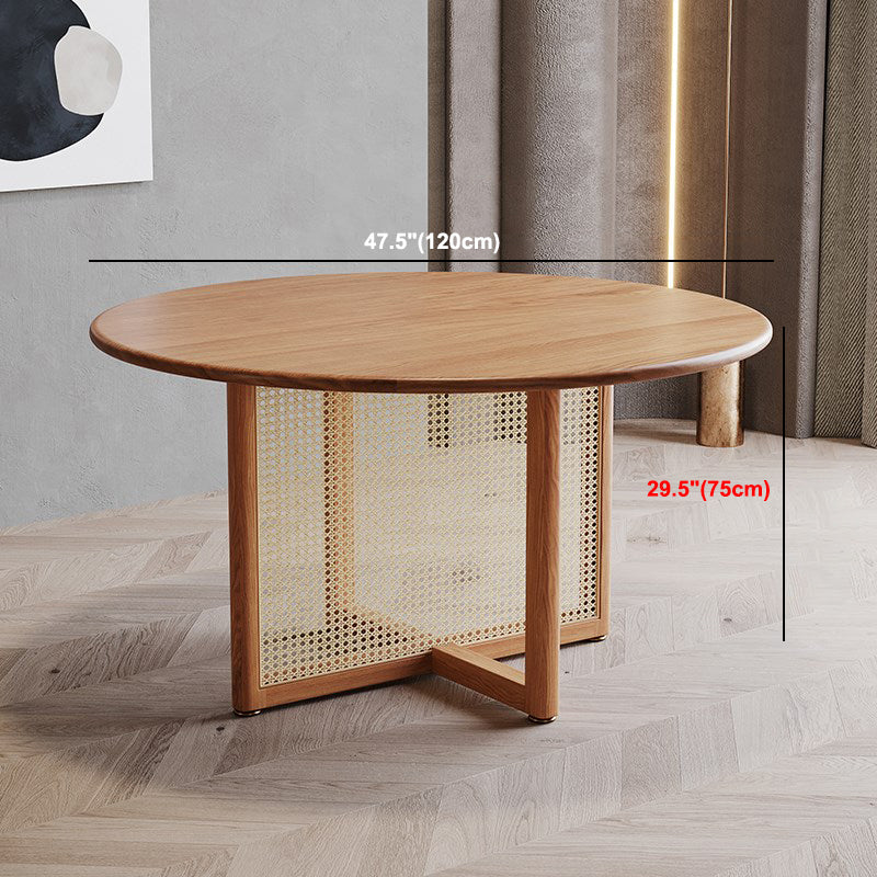 Contemporary Style Dining Table Solid Wood Dinette Table for Home and Kitchen Clearhalo 'Dining Tables & Seating' 'Dining Tables' 'dining_table' 'furn' 'furn_dining_table' 'Furniture' 'Kitchen & Dining Furniture' 5408266