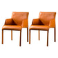 Leather Dining Arm Chair Upholstered Dining Armchair for Dining Room