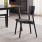 Contemporary Wood Dining Chair Open Back Dining Side Furniture in Matte Finish for Indoor Clearhalo 'Dining Chairs' 'Dining Tables & Seating' 'dining_chair' 'furn' 'furn_dining_chair' 'Furniture' 'Kitchen & Dining Furniture' 5408711