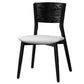 Contemporary Wood Dining Chair Open Back Dining Side Furniture in Matte Finish for Indoor Clearhalo 'Dining Chairs' 'Dining Tables & Seating' 'dining_chair' 'furn' 'furn_dining_chair' 'Furniture' 'Kitchen & Dining Furniture' 5408731