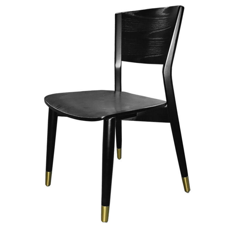 Contemporary Wood Dining Chair Open Back Dining Side Furniture in Matte Finish for Indoor Clearhalo 'Dining Chairs' 'Dining Tables & Seating' 'dining_chair' 'furn' 'furn_dining_chair' 'Furniture' 'Kitchen & Dining Furniture' 5408734