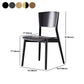 Contemporary Wood Dining Chair Open Back Dining Side Furniture in Matte Finish for Indoor Clearhalo 'Dining Chairs' 'Dining Tables & Seating' 'dining_chair' 'furn' 'furn_dining_chair' 'Furniture' 'Kitchen & Dining Furniture' 5408749