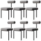 Glam – chaise de salle à manger en velours, mobilier d'appoint à dossier ouvert, finition mate pour l'intérieur