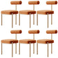 Glam – chaise de salle à manger en velours, mobilier d'appoint à dossier ouvert, finition mate pour l'intérieur