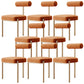Glam – chaise de salle à manger en velours, mobilier d'appoint à dossier ouvert, finition mate pour l'intérieur