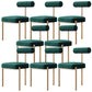 Glam – chaise de salle à manger en velours, mobilier d'appoint à dossier ouvert, finition mate pour l'intérieur
