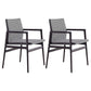 Contemporary Dining Arm Chair Solid Wood Dining Chair for Home Black White 2 Piece Set Clearhalo 'Dining Chairs' 'Dining Tables & Seating' 'dining_chair' 'furn' 'furn_dining_chair' 'Furniture' 'Kitchen & Dining Furniture' 5408853