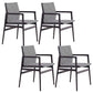 Contemporary Dining Arm Chair Solid Wood Dining Chair for Home Black White 4 Piece Set Clearhalo 'Dining Chairs' 'Dining Tables & Seating' 'dining_chair' 'furn' 'furn_dining_chair' 'Furniture' 'Kitchen & Dining Furniture' 5408855